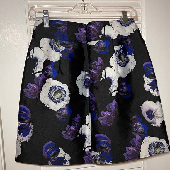 J.crew Violet Poppy A-line mini skirt w pockets $110 E4076 size 2 - Picture 3 of 8